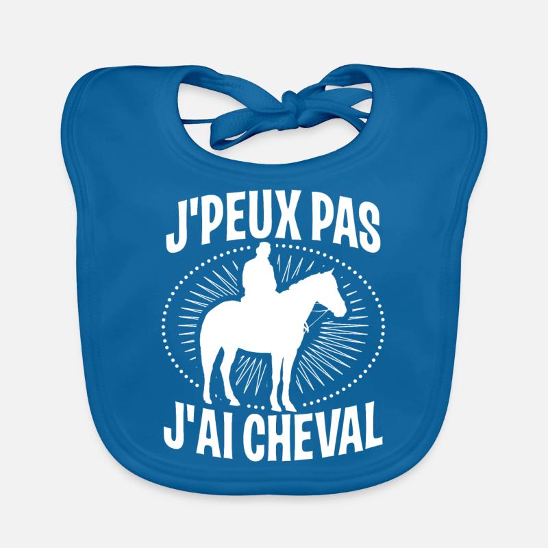 J’ai cheval Bavoir bio Bébé