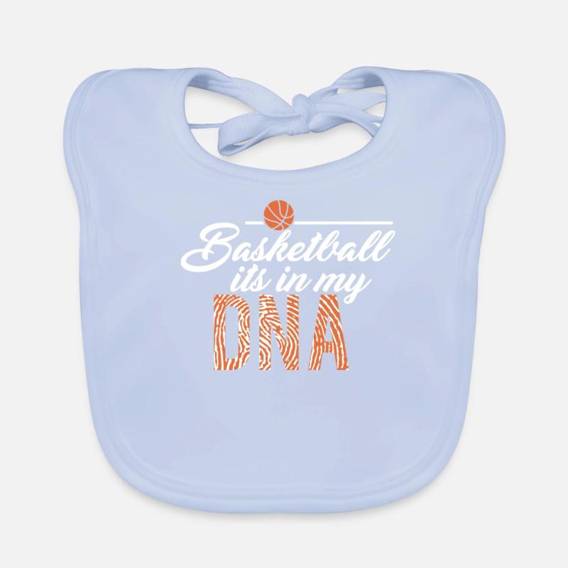 Le basket est dans mon ADN Bavoir bio Bébé