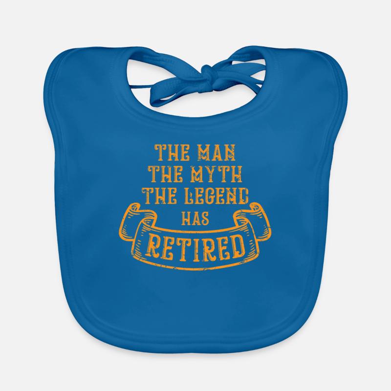 Rente Legende Geschenk Baby Bio-Lätzchen