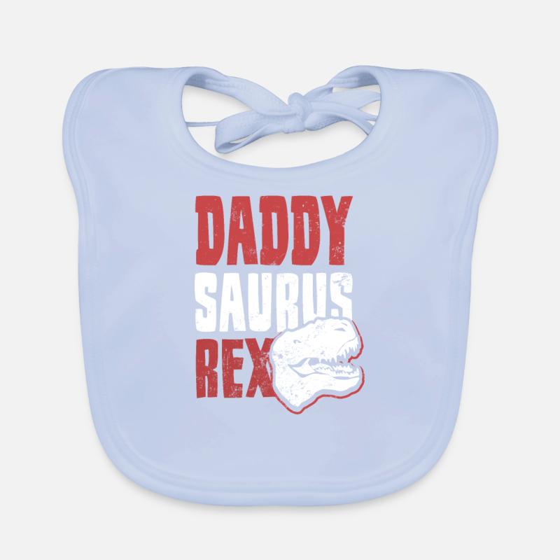 Pappasaurus Rez Daddy Gift Bavoir bio Bébé