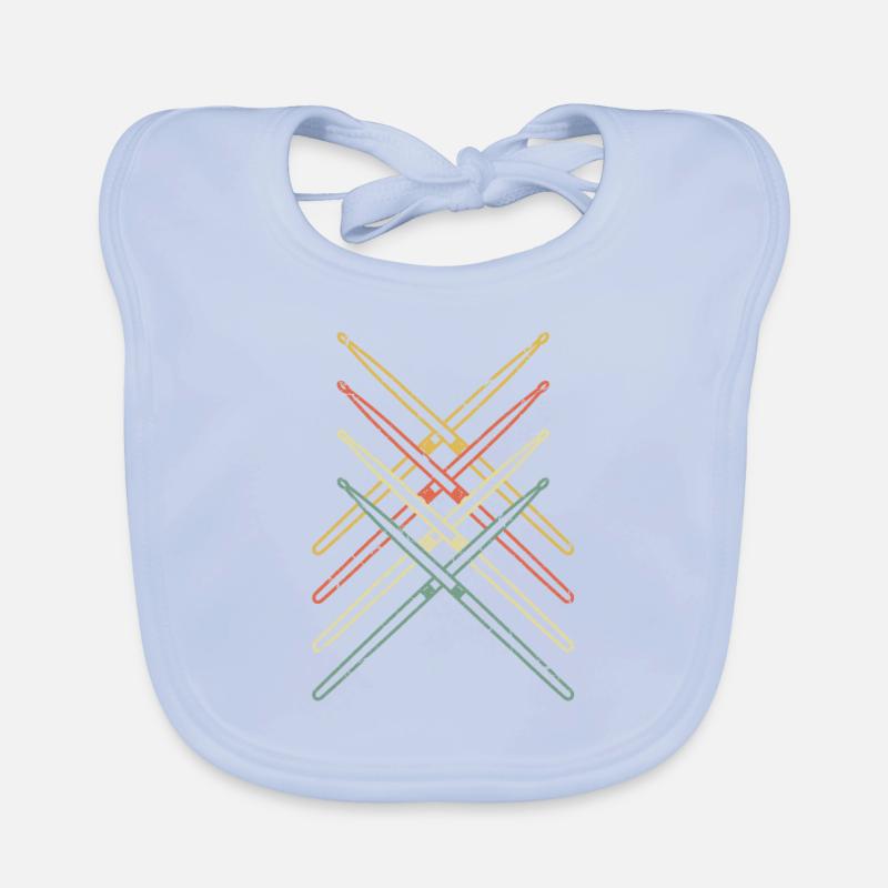 Drumsticks Organic Baby Bibs