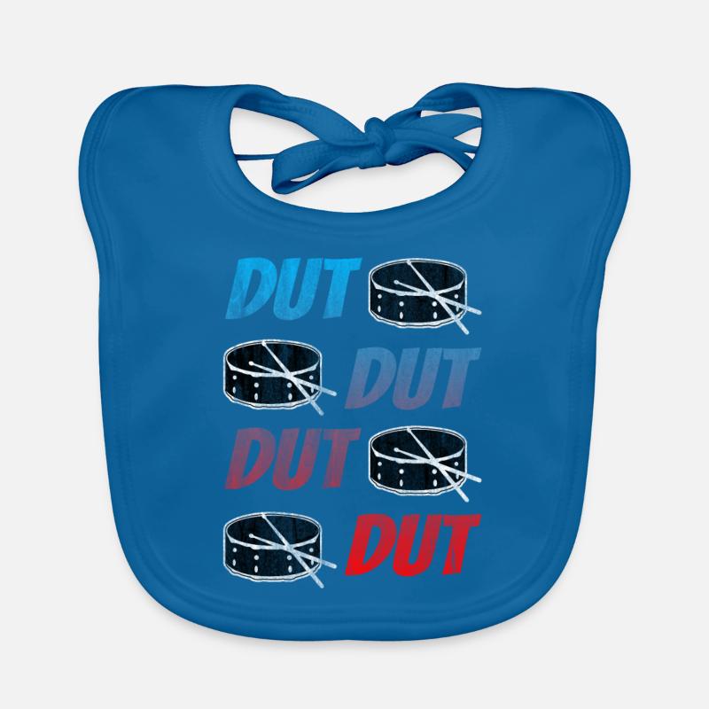Drummer drumsticks drum Organic Baby Bibs