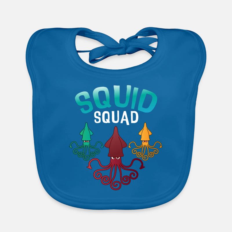 Squid Squad Organic Baby Bibs