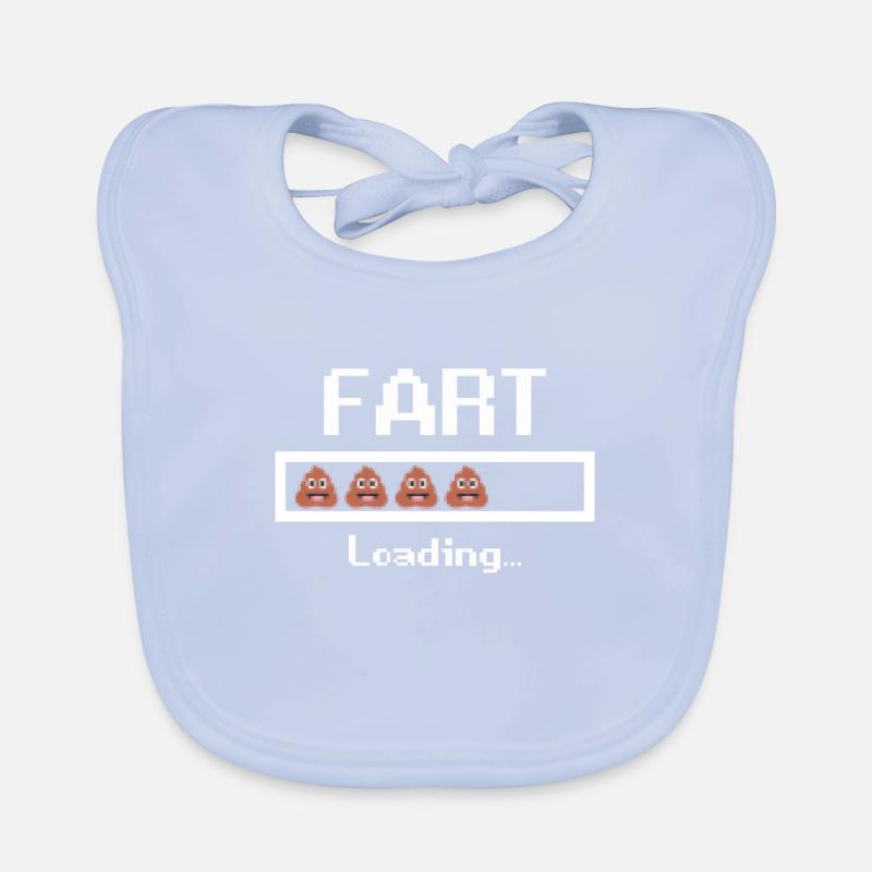 Fart Loading Organic Baby Bibs