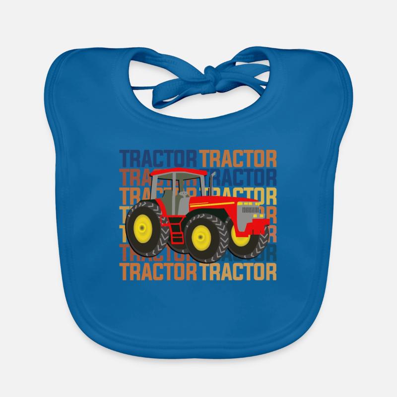 tractor Organic Baby Bibs