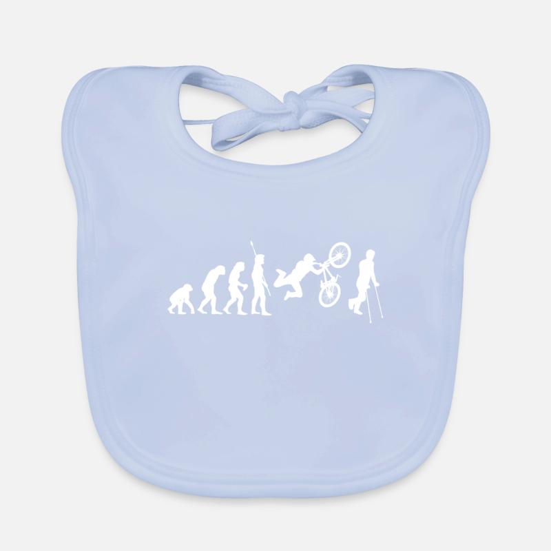 Funny Freeride Fun BMX MTB Evolution Cadeau Bavoir bio Bébé