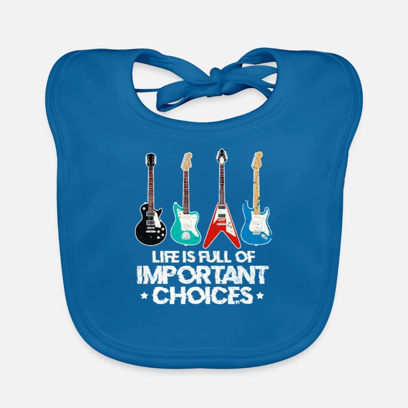 guitarist Organic Baby Bibs