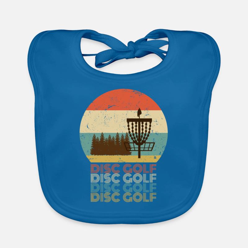 Discgolf Stupid Tree Disc Golf Vintage Golfer Baby Bio-Lätzchen