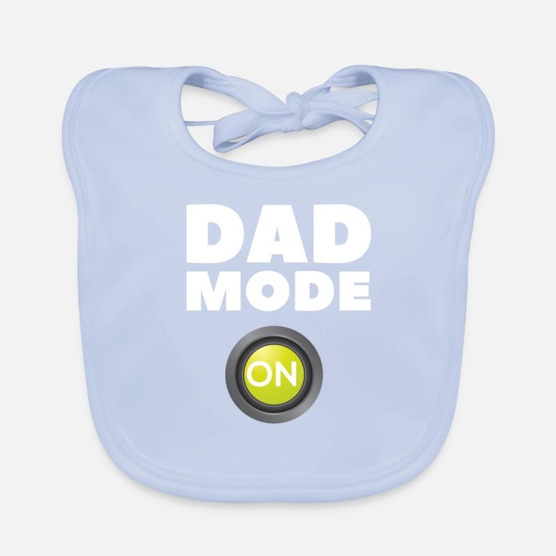 Mode papa activé Bavoir bio Bébé