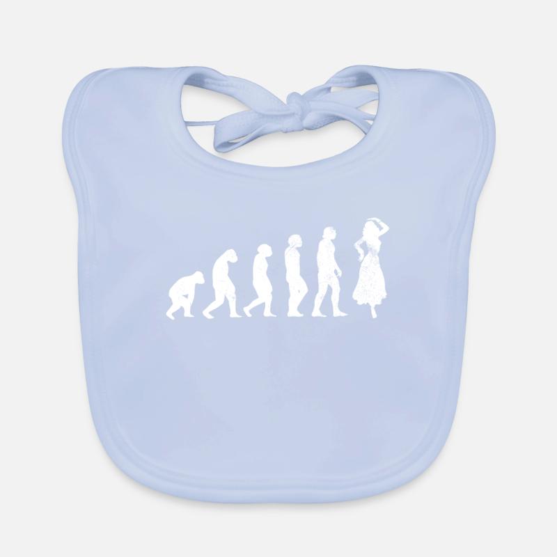 Dancing Belly Dance Evolution Organic Baby Bibs