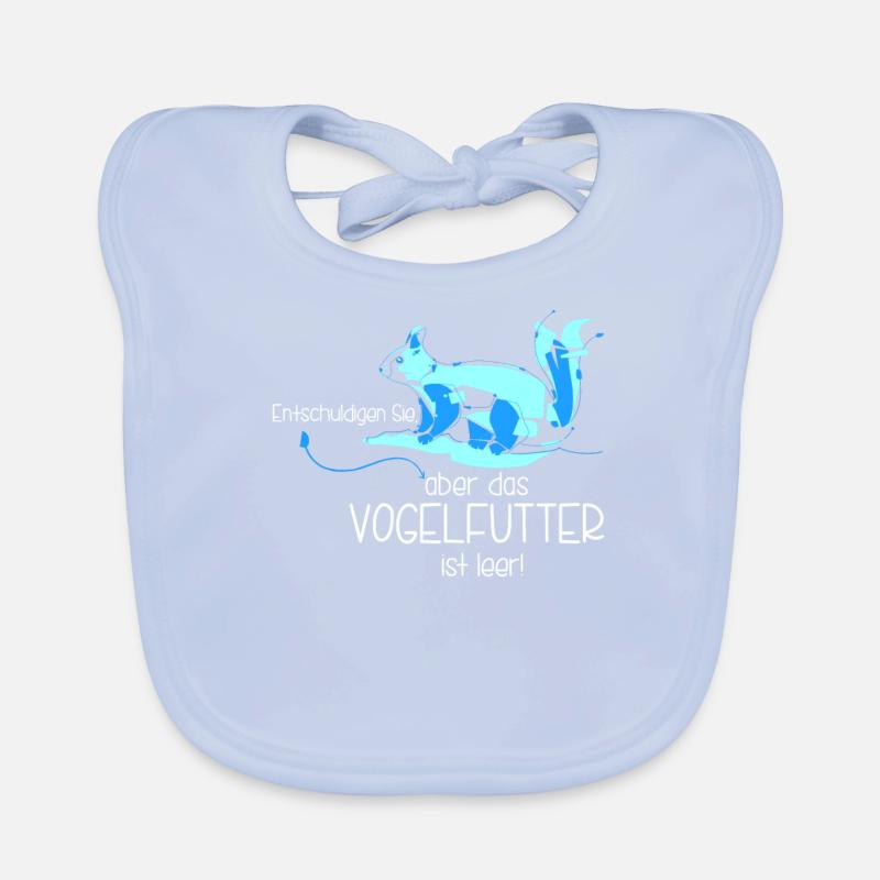 Eichhörnchen Eichhörnchen Baby Bio-Lätzchen