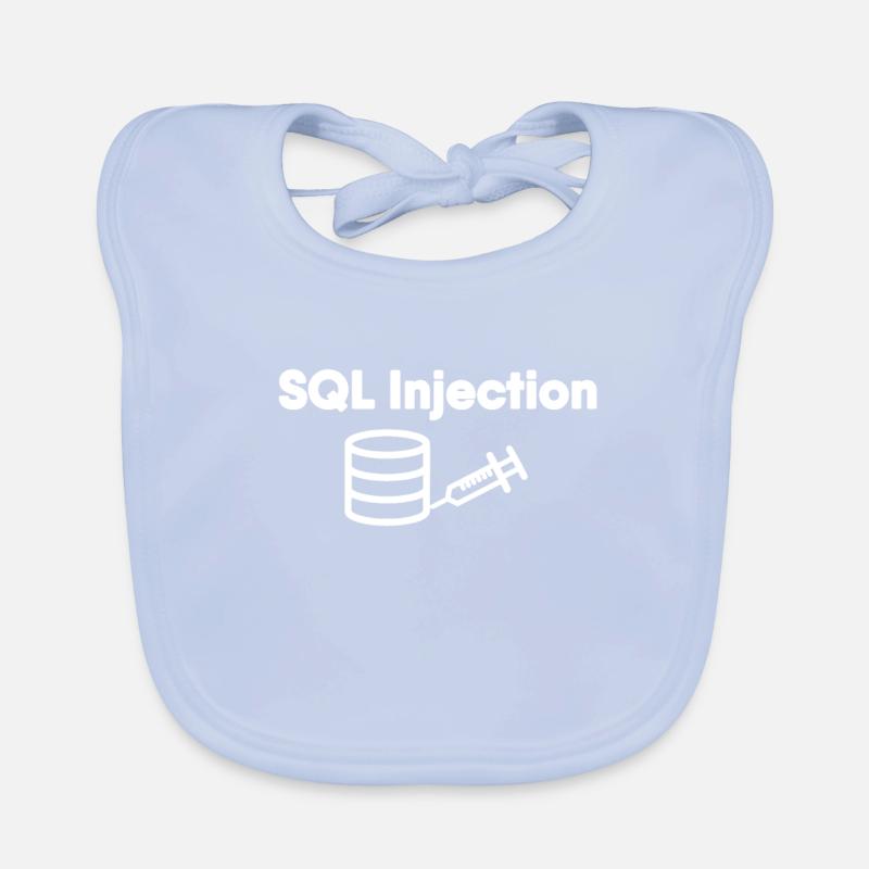 Injection SQL de base de données Bavoir bio Bébé