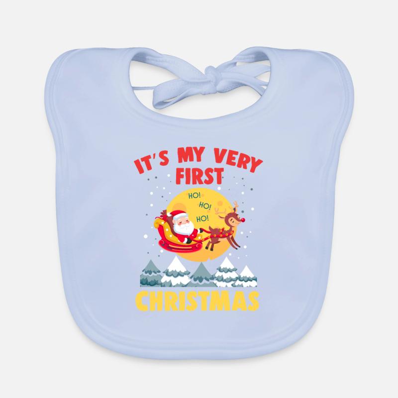 C'est mon premier Noël Bavoir bio Bébé