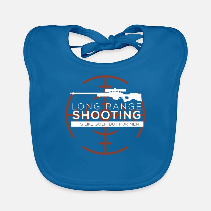 Long Range Shooting Organic Baby Bibs
