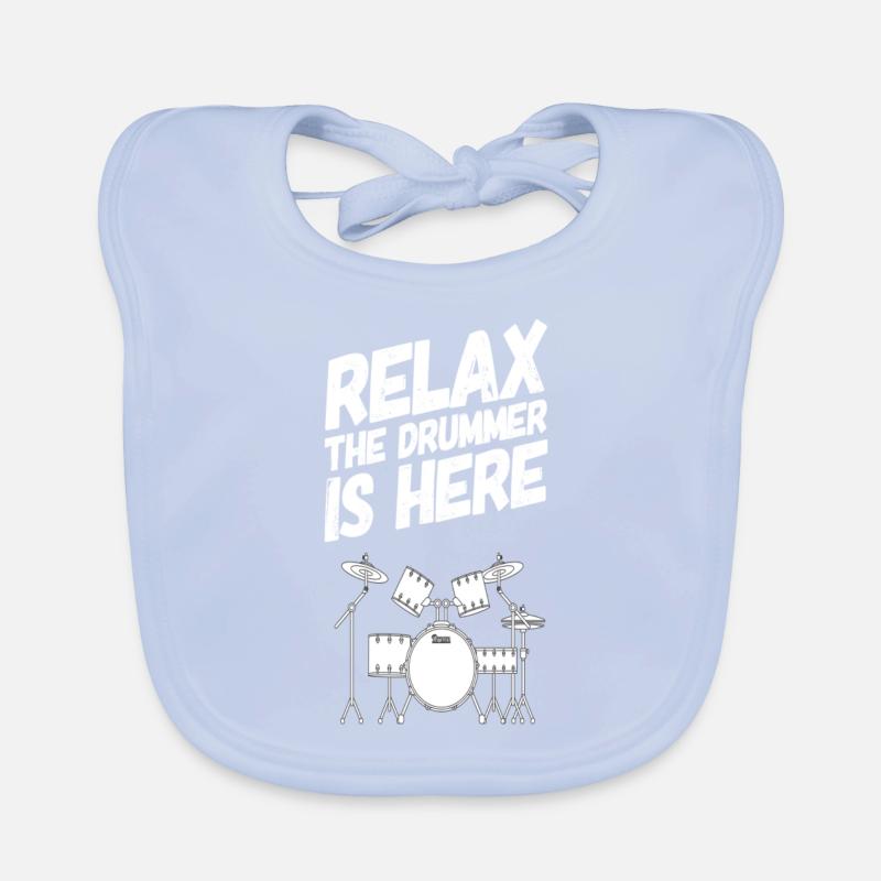 Drummer / Drums / Percussionist Organic Baby Bibs