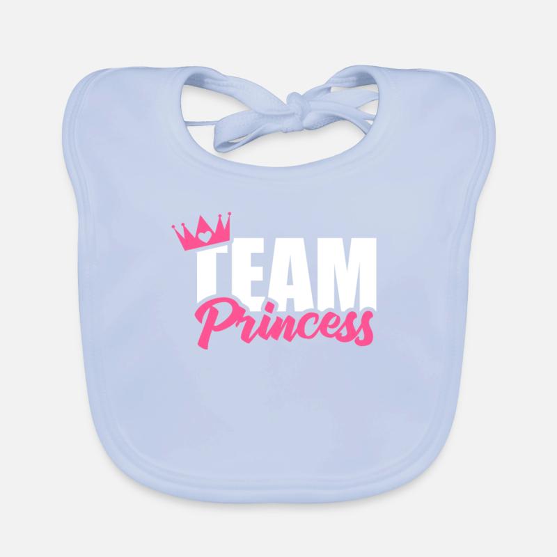 Team Princess Organic Baby Bibs
