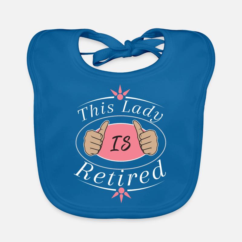 This Lady Is Retired Organic Baby Bibs