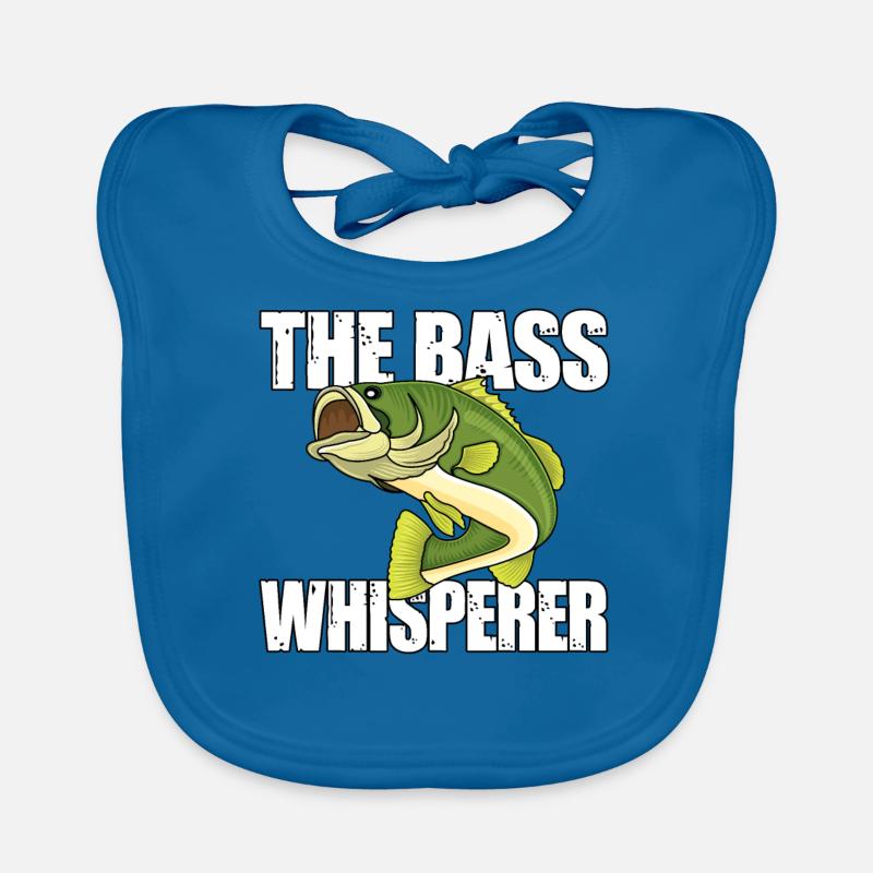 Whisperer Basse Pêche Basse Basse Bouche Bavoir bio Bébé