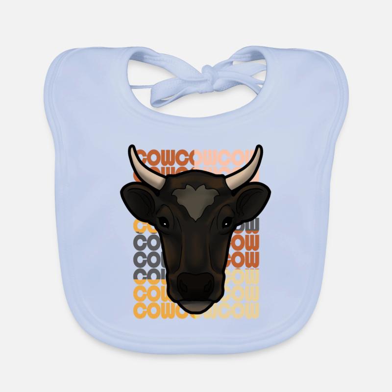 cow Organic Baby Bibs