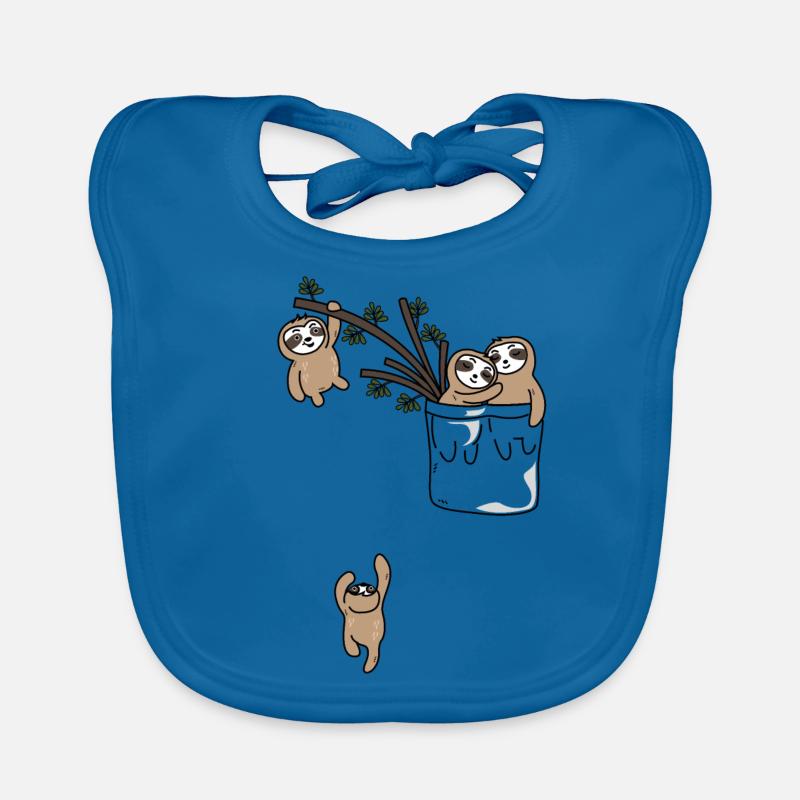 faultier Baby Bio-Lätzchen