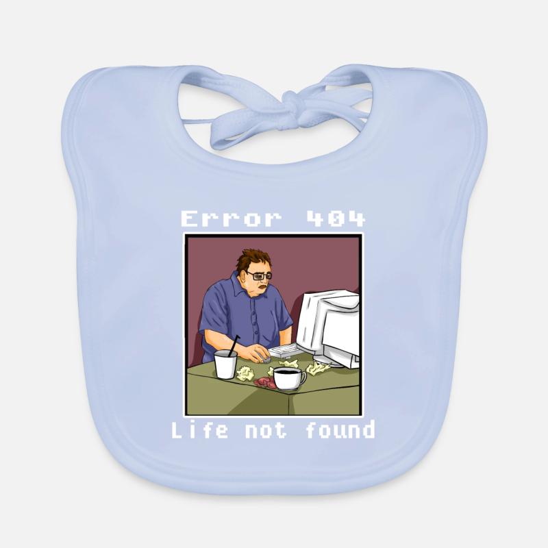 Funny Nerd Geek Computer Gamer Hacker Gift Organic Baby Bibs