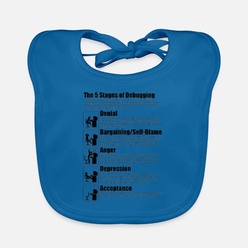 5 stages of debugging Organic Baby Bibs