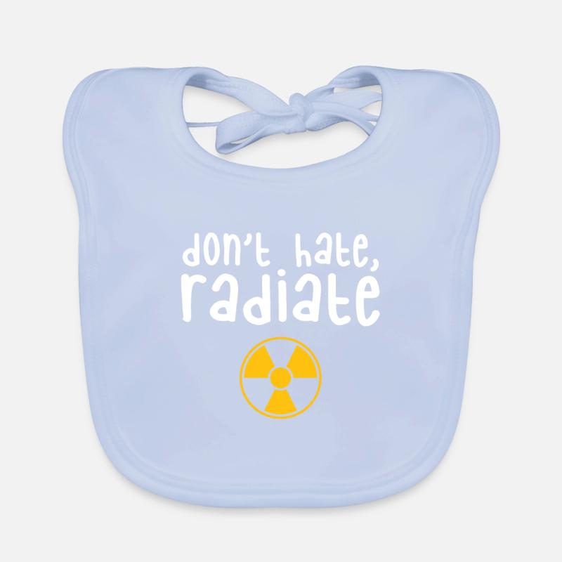 Hassen Sie nicht strahlen - Radiology Tech Geschenk Baby Bio-Lätzchen