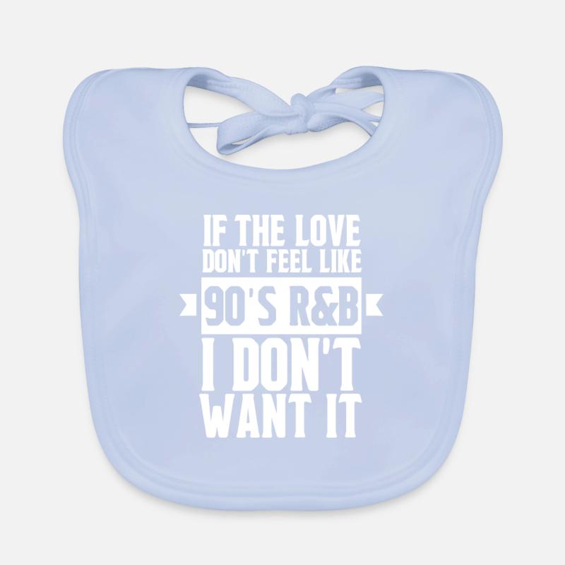 90s R & B RnB Organic Baby Bibs