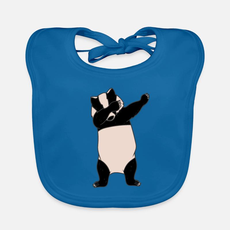 Dabbender Dachs Dabbing Dachse Geschenk Baby Bio-Lätzchen