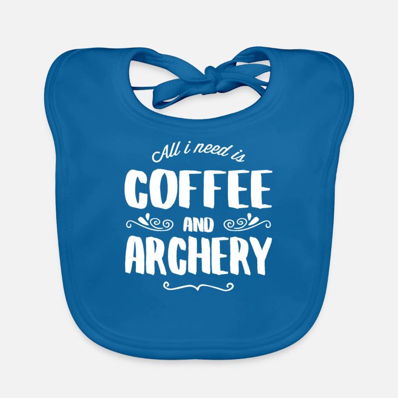 Archery & Coffee Baby Bio-Lätzchen