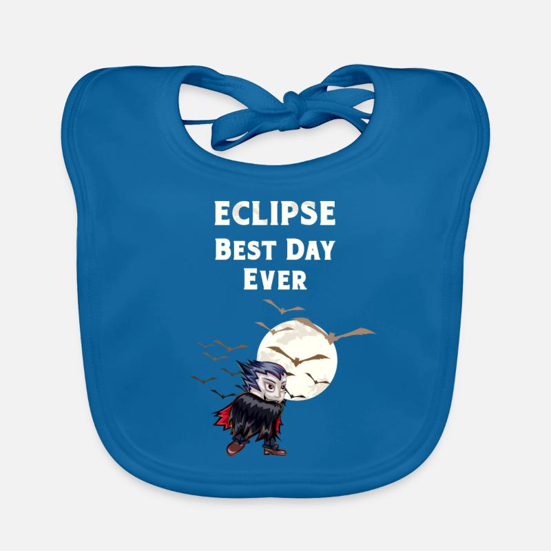 Total Sun Eclipse Moon Sun Bester Tag Baby Bio-Lätzchen