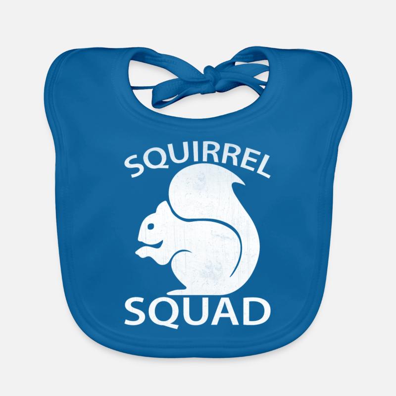 Squirrel Squad | Squirrel gift idea Organic Baby Bibs