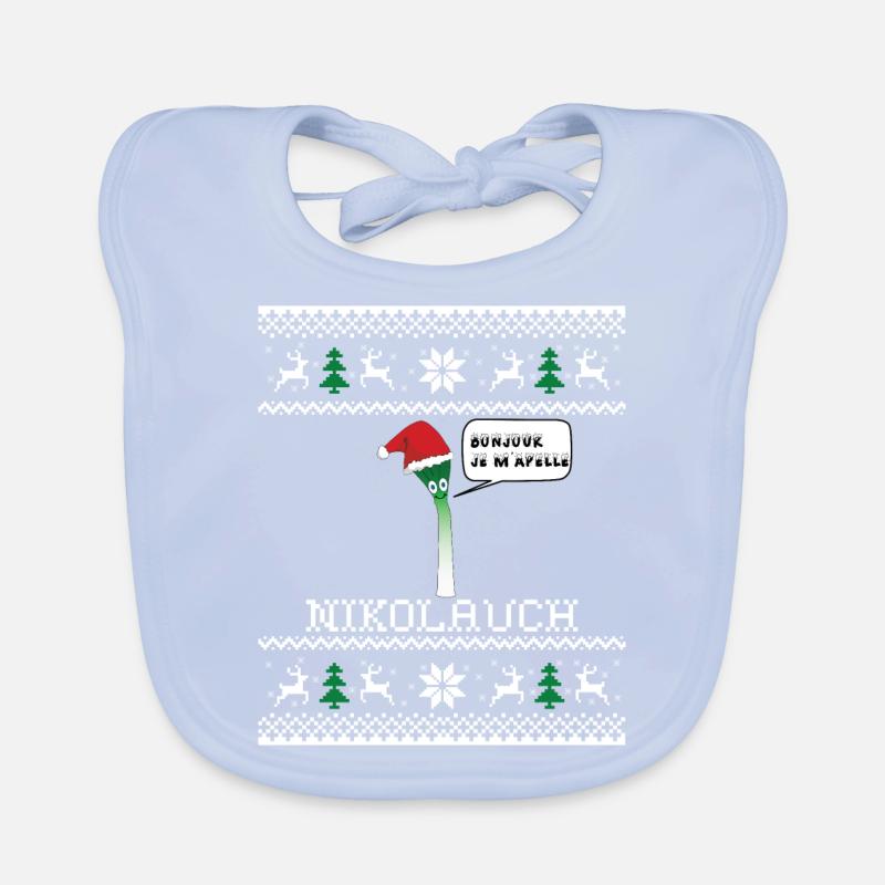 Nikolauch Weihnachtspullover - Weihnachtsgeschenk Baby Bio-Lätzchen