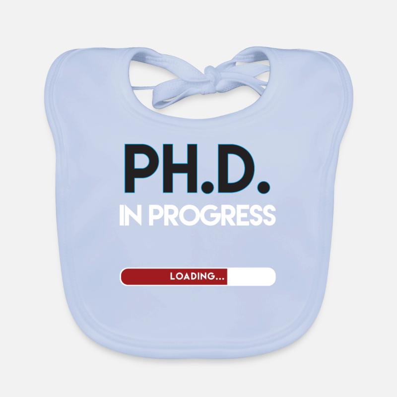 PhD Loading In Progress Organic Baby Bibs