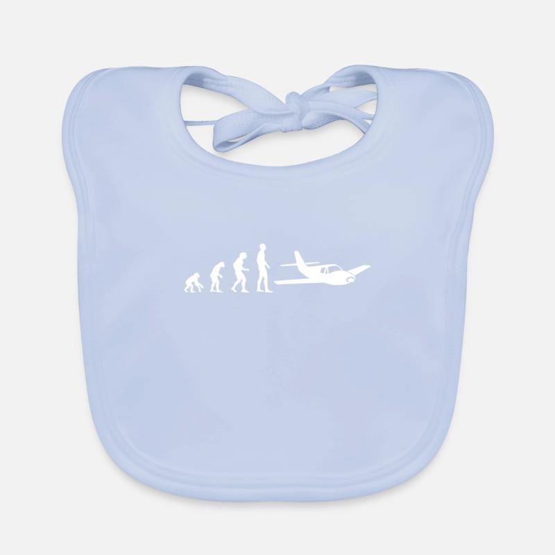 avion pilote evolution Bavoir bio Bébé