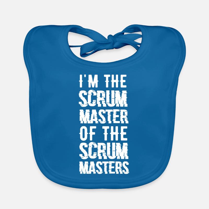 Scrum Master Agile Projectmanagement T-Shirt Organic Baby Bibs