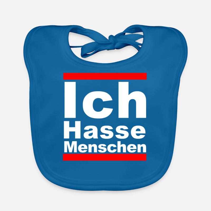 Ich Hasse Menschen Baby Bio-Lätzchen