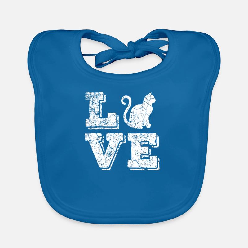 chat Bavoir bio Bébé