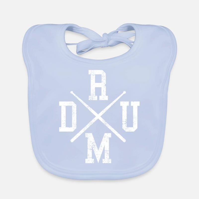 drummer Organic Baby Bibs