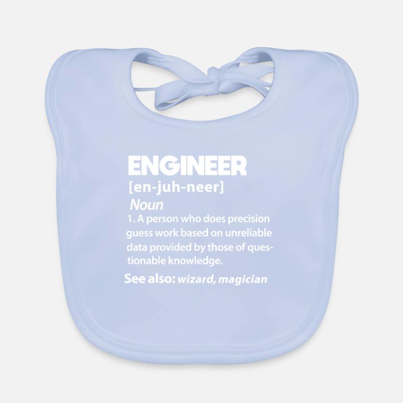 Engineer Engineer Training Career Gift Organic Baby Bibs