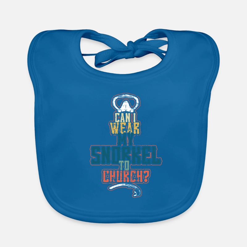 Tauchen Kirche Schnorcheln Baby Bio-Lätzchen