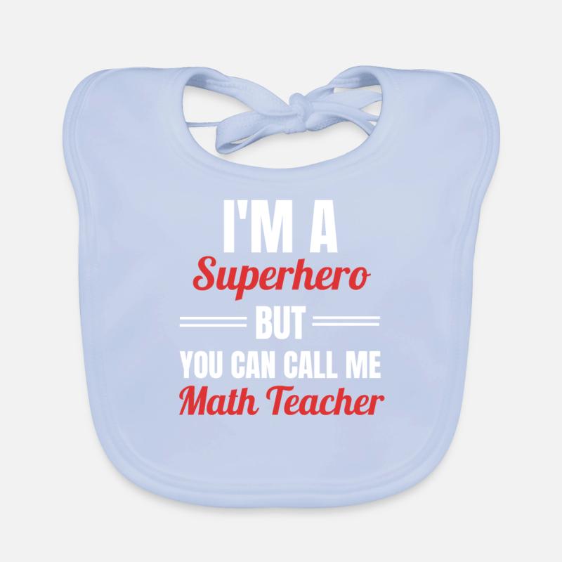 math teacher Organic Baby Bibs