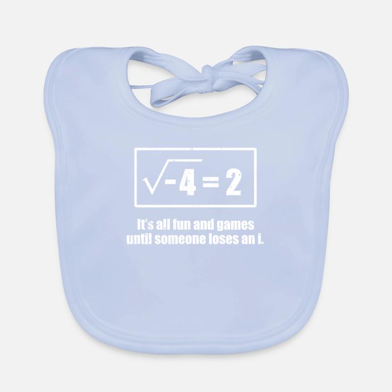 Math math mathematician school nerd gift Organic Baby Bibs