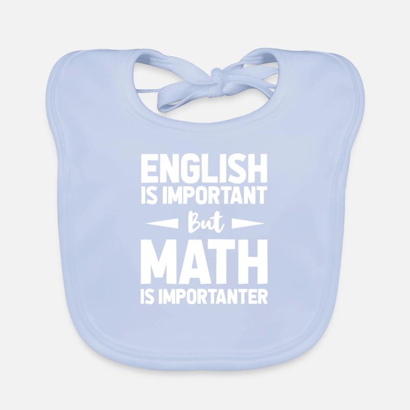 mathematics Organic Baby Bibs