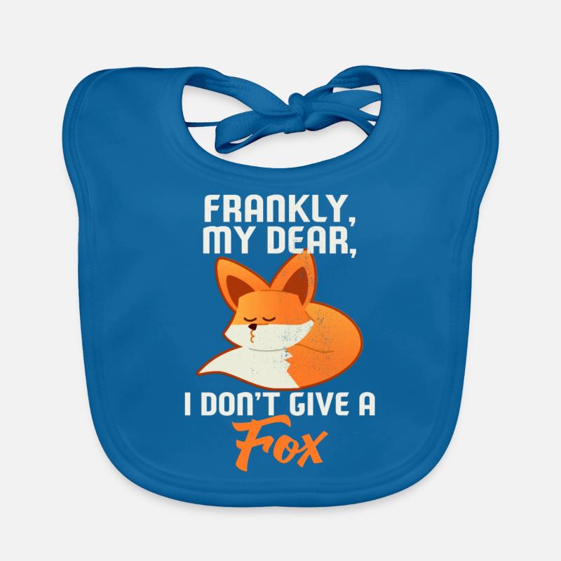 Frankly My Dear I Dont Give A Fox cadeau Bavoir bio Bébé