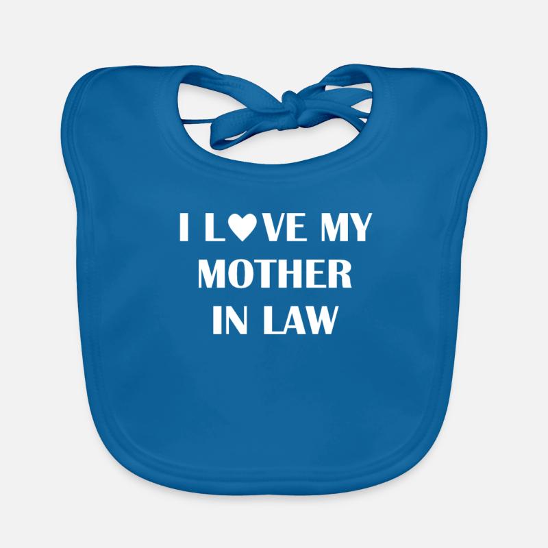 Cadeau de mariage de la belle-mère Bavoir bio Bébé