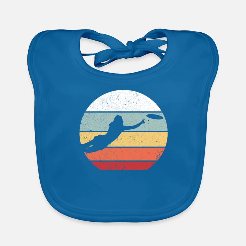 Frisbee Ultimate Disc Golf Disc Golf Sport Gift Organic Baby Bibs