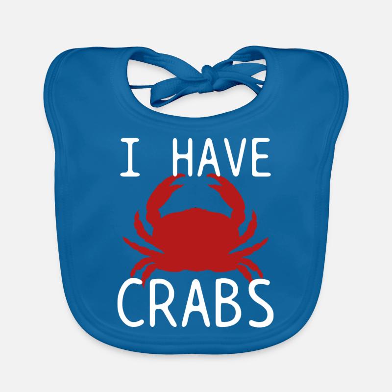 Crabes d'aquarium Bavoir bio Bébé
