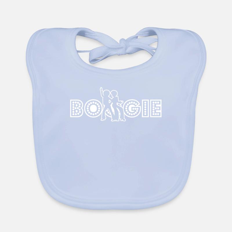 Boogie 70s disco Organic Baby Bibs