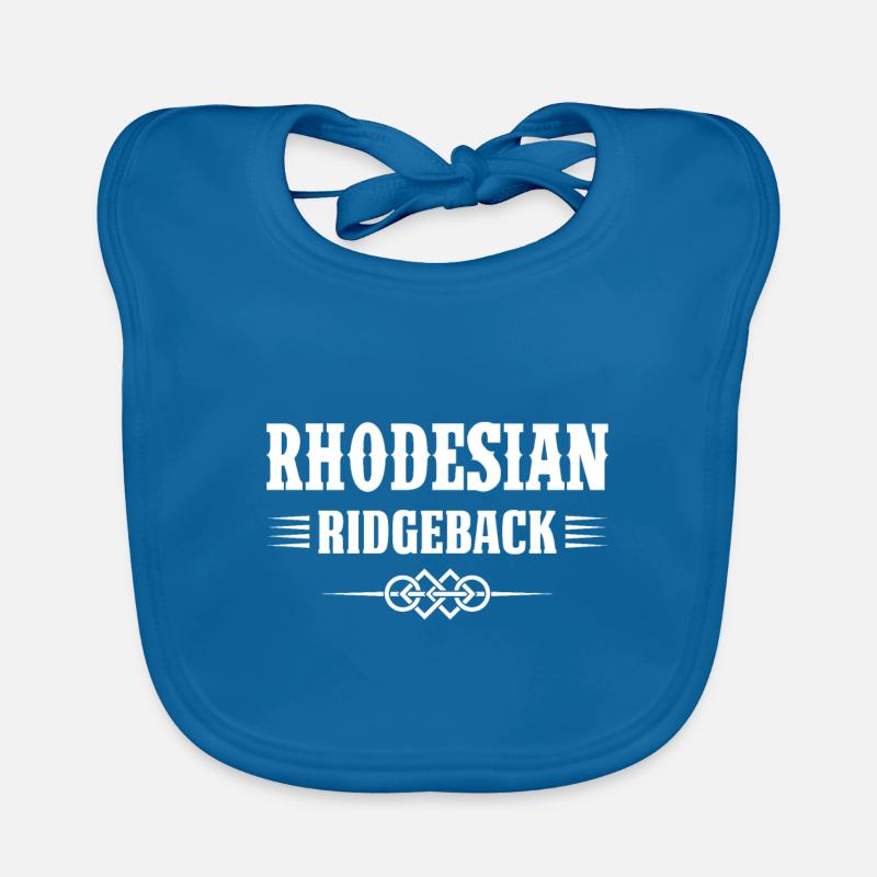 RHODESIAN RIDGEBACK Bavoir bio Bébé